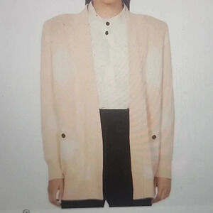 SANDRO PARIS GLENDA WOOL/CASHMERE BLEND CARDIGAN SIZE 1